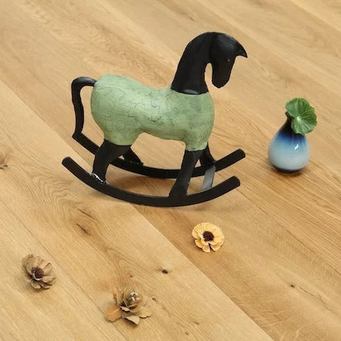 Natural Click Brushed Plank Engineered Flooring | Pukka Flooring