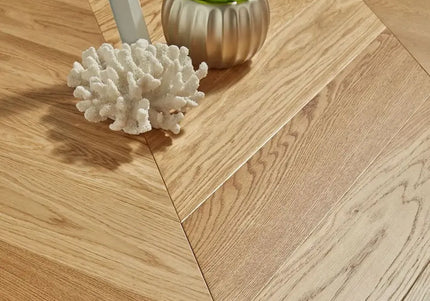 Natural Oiled Chevron Engineered Wood Flooring | Pukka Flooring