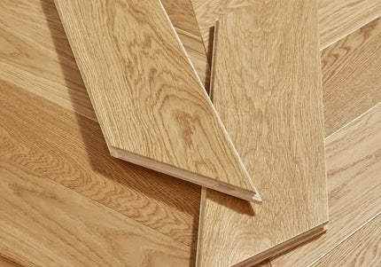 Natural Oiled Chevron Engineered Wood Flooring | Pukka Flooring