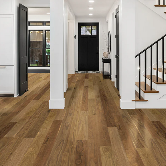 Unfinished Walnut Plank Engineered Flooring | Pukka Flooring