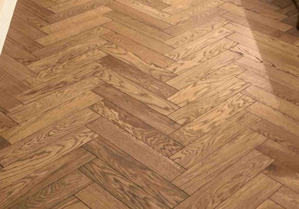 Natural XL Herringbone Engineered Wood Flooring | Pukka Flooring
