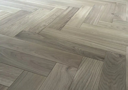 Unfinished Oak Narrow Parquet Engineered Flooring | Pukka Flooring