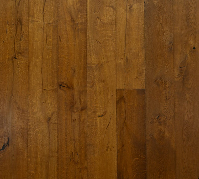 Wide Smoked White Oak 3D Brushed Oiled T&G Flooring 15/4 260 2200  |Pukka Flooring