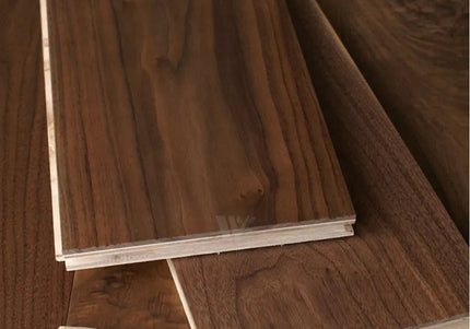 Unfinished Walnut Wide Plank Engineered Flooring | Pukka Flooring