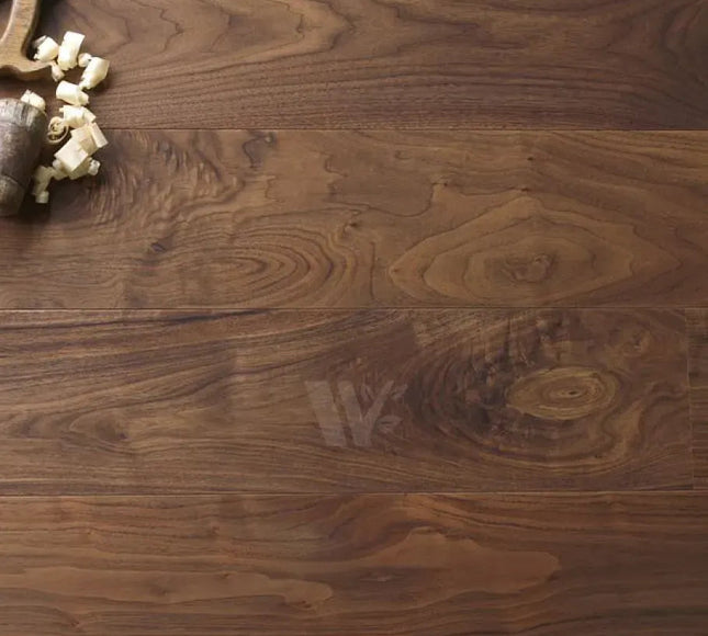 Unfinished Walnut Wide Plank Engineered Flooring | Pukka Flooring