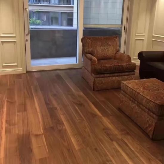 Unfinished Walnut Wide Plank Engineered Flooring | Pukka Flooring