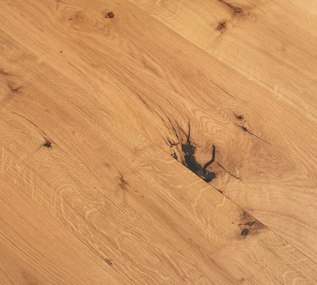 Natural Brushed XL Plank Engineered Wood Flooring | Pukka Flooring