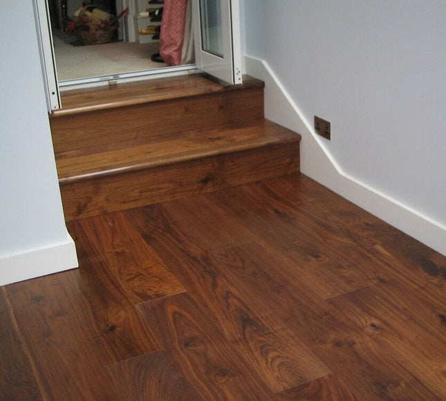 Walnut T&G UV Lacquered Plank Engineered Flooring | Pukka Flooring