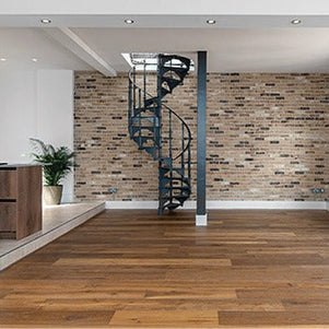 Unfinished Walnut XL Plank Engineered Flooring | Pukka Flooring