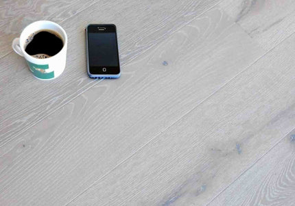 The Inferno White Brushed UV Lacquered Oak Flooring  |Pukka Flooring