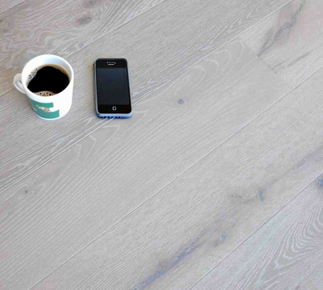 The Inferno White Brushed UV Lacquered Oak Flooring  |Pukka Flooring