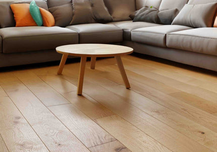 Natural Click Brushed Plank Engineered Flooring | Pukka Flooring