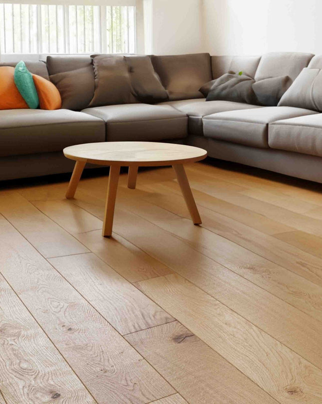 Natural Click Brushed Plank Engineered Flooring | Pukka Flooring