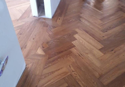 Unfinished Oak Parquet Engineered Flooring | Pukka Flooring