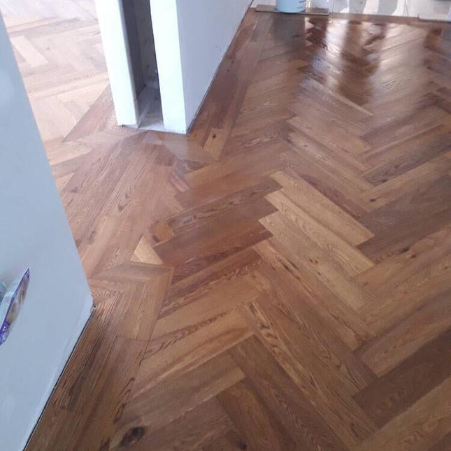 Unfinished Oak Parquet Engineered Flooring | Pukka Flooring