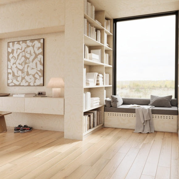 Natural T&G Brushed Plank Engineered Flooring | Pukka Flooring