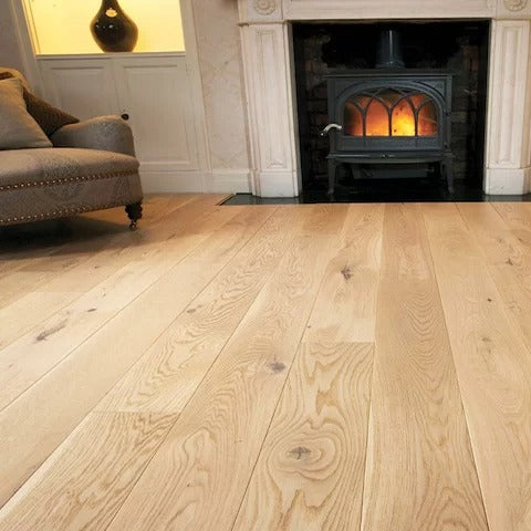 Natural Click Brushed Plank Engineered Flooring | Pukka Flooring