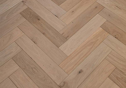 Unfinished Oak Herringbone Flooring | Pukka Flooring