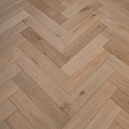 Unfinished Oak Herringbone Flooring | Pukka Flooring