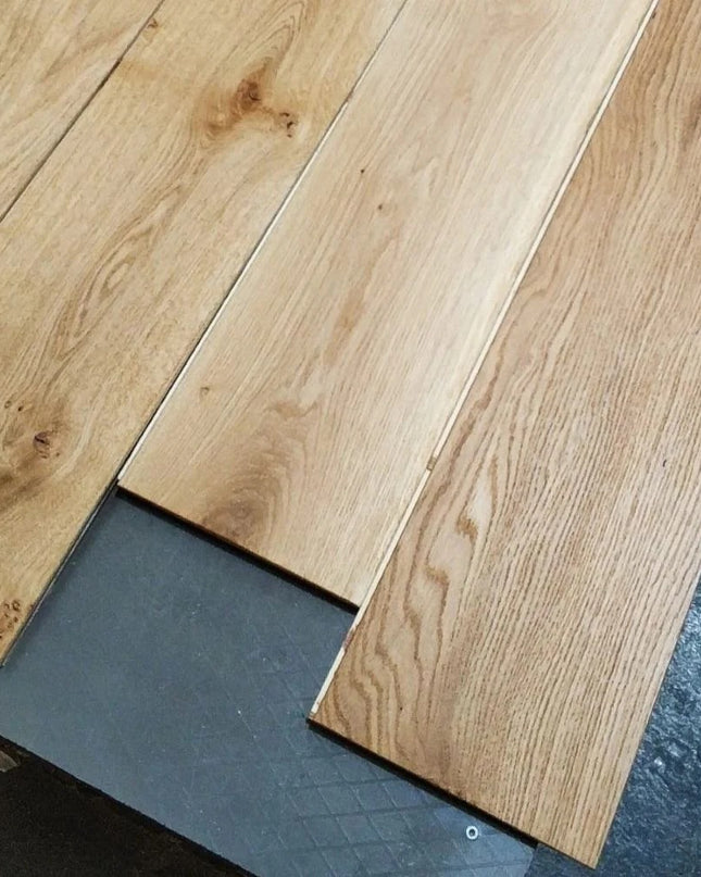 Natural Brushed Plank Engineered Wood Flooring | Pukka Flooring