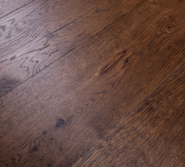 Black Pearl Brushed Engineered Wood Flooring | Pukka Flooring