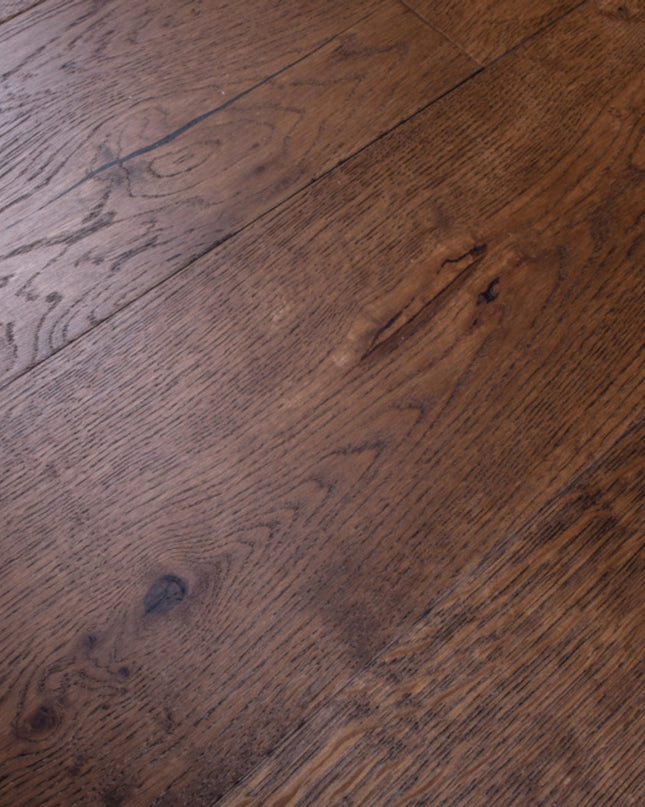 Black Pearl Brushed Engineered Wood Flooring | Pukka Flooring