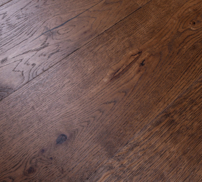 Black Pearl Brushed Natural Oiled T&G Oak Flooring 14/3 190 1900  |Pukka Flooring
