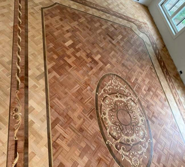 Wide Basket Weaves Parquet Flooring | Pukka Flooring