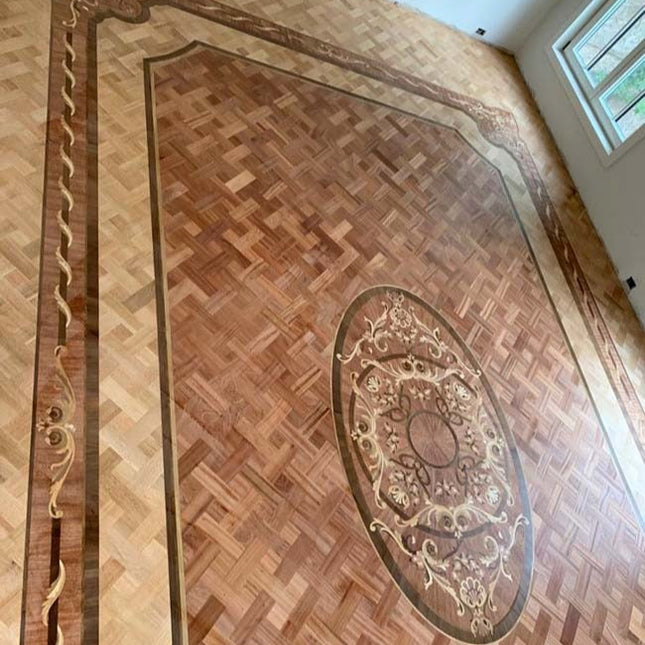 Wide Basket Weaves Parquet Flooring | Pukka Flooring