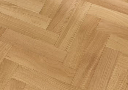 Natural Brushed Oak Herringbone Flooring | Pukka Flooring