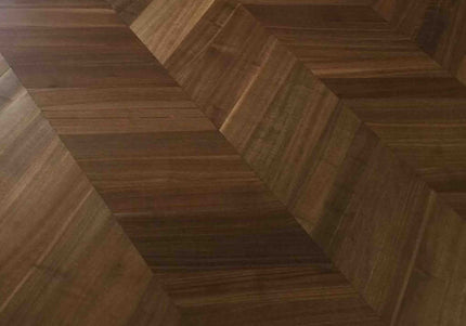 American Walnut Chevron Engineered Wood Flooring | Pukka Flooring