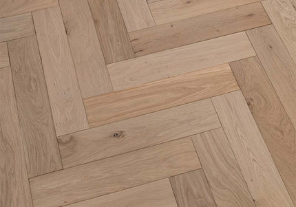 Unfinished Oak Herringbone Flooring | Pukka Flooring