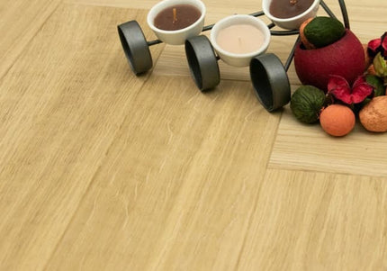 Unfinished Oak Wide Parquet Engineered Flooring | Pukka Flooring