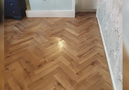 Natural Brushed Parquet Engineered Wood Flooring | Pukka Flooring