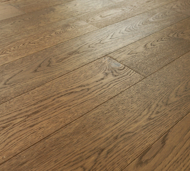 Smoked 3D Brushed Plank Engineered Wood Flooring | Pukka Flooring