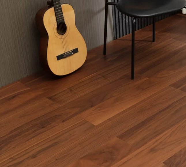 Unfinished Walnut Click Plank Engineered Flooring | Pukka Flooring