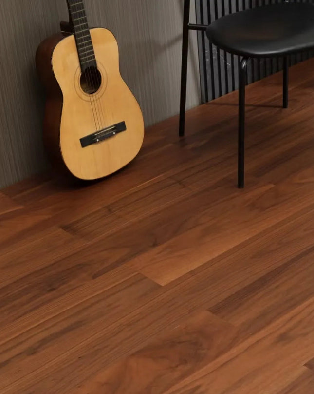 Unfinished Walnut Click Plank Engineered Flooring | Pukka Flooring