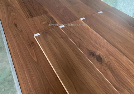 Unfinished Walnut Premium Plank Engineered Flooring | Pukka Flooring