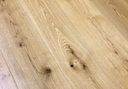 Raw Oak Brushed UV Lacquered T&G Wood Flooring 14/3 190 1900  |Pukka Flooring
