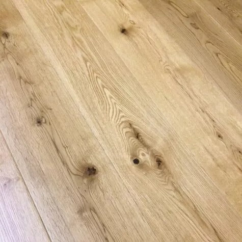 Raw Oak Brushed UV Lacquered T&G Wood Flooring 14/3 190 1900  |Pukka Flooring