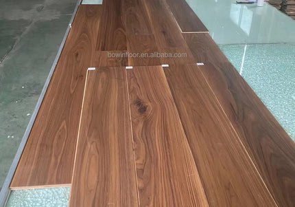 Unfinished Walnut Wide Plank Engineered Flooring | Pukka Flooring