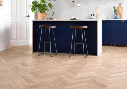 Unfinished Oak Parquet Engineered Flooring | Pukka Flooring