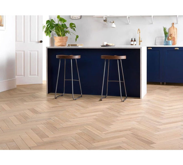 Unfinished Oak Parquet Engineered Flooring | Pukka Flooring