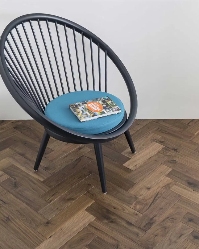 Brushed Unfinished Walnut Plank Engineered Flooring | Pukka Flooring