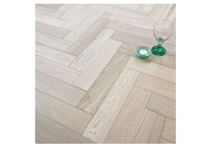 Unfinished Oak Parquet Engineered Flooring | Pukka Flooring