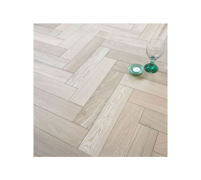 Unfinished Oak Parquet Engineered Flooring | Pukka Flooring