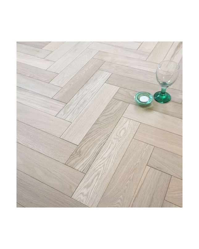 Unfinished Oak Parquet Engineered Flooring | Pukka Flooring