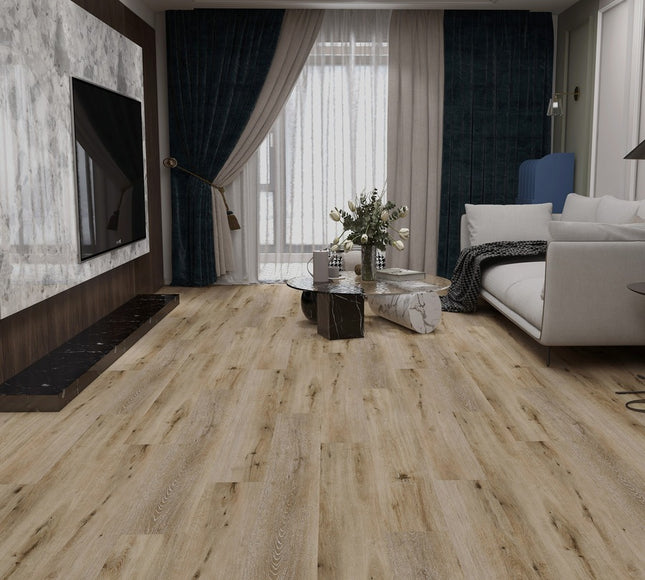 Pukka Flooring Aquacore ProFlex Plank – 14mm Engineered Oak – Latte Oak Brushed & UV Oiled