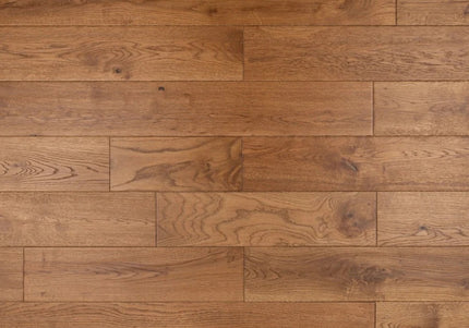 Golden Hands craped Solid Oak Planks | Pukka Flooring