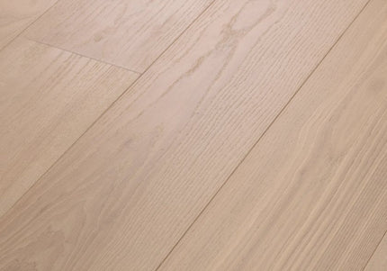 Pukka Flooring Engineered Oak Flooring – 14 x 180mm Long European Engineered Ash – Brown Ash Brushed & Satin Lacquered